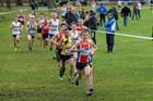 Eventual winner Jonathan Davies leads the junior mens Liverpool Cross Challenge. David T. Hewitson/Sports for All Pics